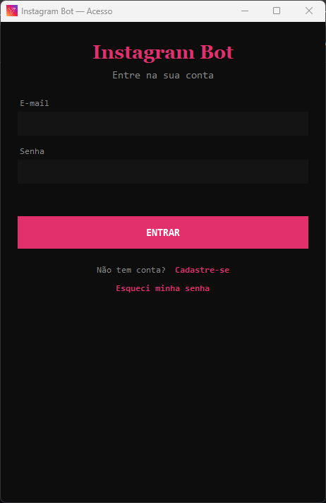 Tela de login